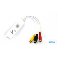 USB 2.0 Video TV Tuner DVD Audio Capture Card Converter Adaptor for Win7/8
